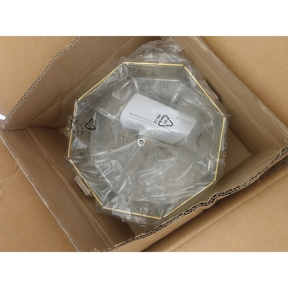 Madison Avenue Flush Mount Collection, #08785, 3 Light, Polished Brass Fixture